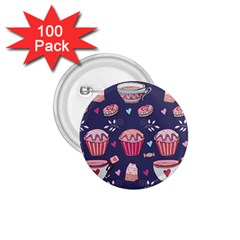 Afternoon Tea And Sweets 1 75  Buttons (100 Pack)  by Bigfootshirtshop