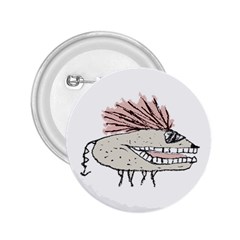 Monster Rat Hand Draw Illustration 2 25  Buttons by dflcprints