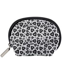 Leopard Heart 02 Accessory Pouches (small)  by jumpercat