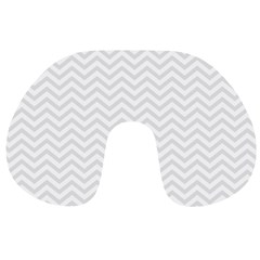 Light Chevron Travel Neck Pillows by jumpercat