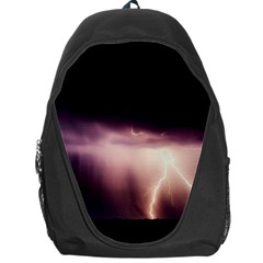 Storm Weather Lightning Bolt Backpack Bag by BangZart