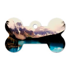 Austria Mountains Lake Water Dog Tag Bone (one Side) by BangZart