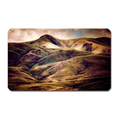 Iceland Mountains Sky Clouds Magnet (rectangular) by BangZart