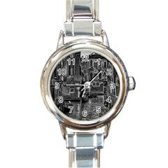 Venice Italy Gondola Boat Canal Round Italian Charm Watch by BangZart