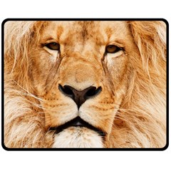 Africa African Animal Cat Close Up Fleece Blanket (medium)  by BangZart