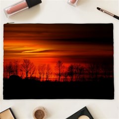 Tree Series Sun Orange Sunset Cosmetic Bag (xxl)  by BangZart