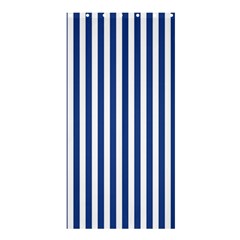 Blue Stripes Shower Curtain 36  X 72  (stall)  by jumpercat