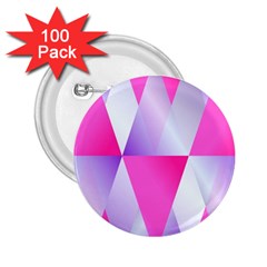 Gradient Geometric Shiny Light 2 25  Buttons (100 Pack)  by BangZart