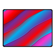 Diagonal Gradient Vivid Color 3d Fleece Blanket (small) by BangZart