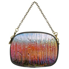 Glass Colorful Abstract Background Chain Purses (two Sides)  by BangZart