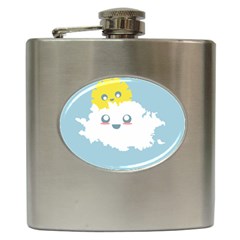 Cloud Cloudlet Sun Sky Milota Hip Flask (6 Oz) by BangZart