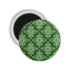 St Patrick S Day Damask Vintage 2 25  Magnets by BangZart