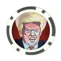 Donald Trump Pop Art President Usa Poker Chip Card Guard (10 Pack) by BangZart