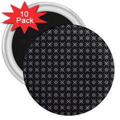 Kaleidoscope Seamless Pattern 3  Magnets (10 Pack) 