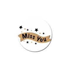 Lettering Miss You Banner Golf Ball Marker (10 Pack) by BangZart