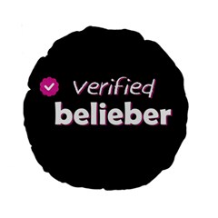 Verified Belieber Standard 15  Premium Round Cushions by Valentinaart