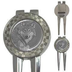 Wolf Forest Animals 3-in-1 Golf Divots by BangZart
