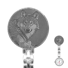 Wolf Forest Animals Stainless Steel Nurses Watch by BangZart