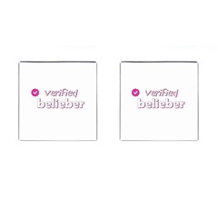 Verified Belieber Cufflinks (square) by Valentinaart