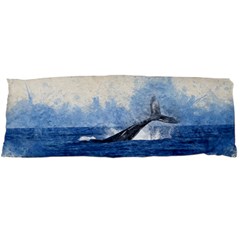 Whale Watercolor Sea Body Pillow Case (dakimakura) by BangZart