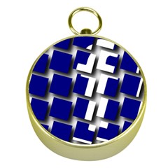 Facebook Social Media Network Blue Gold Compasses by Celenk