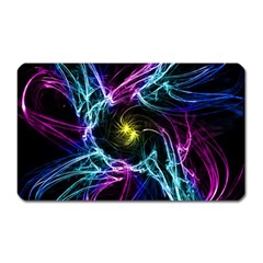 Abstract Art Color Design Lines Magnet (rectangular) by Celenk