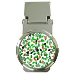 Leaves True Leaves Autumn Green Money Clip Watches Front