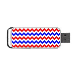 Zig Zag Pattern Portable Usb Flash (two Sides) by Celenk