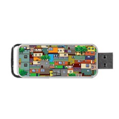 Building Portable Usb Flash (one Side) by Celenk