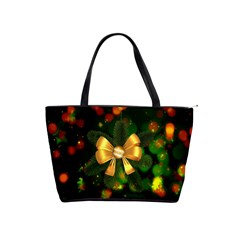 Christmas Celebration Tannenzweig Shoulder Handbags by Celenk