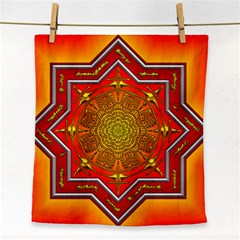 Mandala Zen Meditation Spiritual Face Towel by Celenk