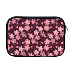 Cherry Blossoms Japanese Style Pink Apple Macbook Pro 17  Zipper Case by Celenk