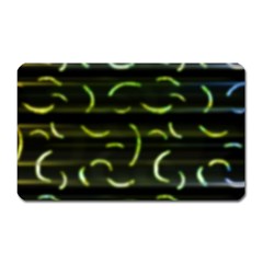 Abstract Dark Blur Texture Magnet (rectangular) by dflcprints