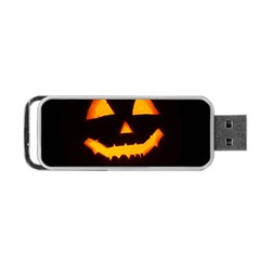 Pumpkin Helloween Face Autumn Portable Usb Flash (two Sides) by Celenk