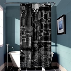 Venice Italy Gondola Boat Canal Shower Curtain 36  X 72  (stall) 