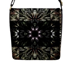 Fractal Design Pattern Texture Flap Messenger Bag (l)  by Celenk