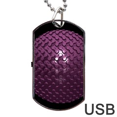 Sphere 3d Geometry Math Design Dog Tag Usb Flash (two Sides) by Celenk