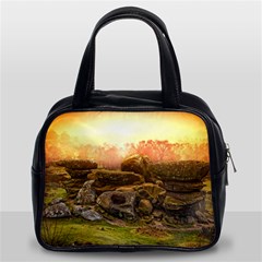 Rocks Outcrop Landscape Formation Classic Handbags (2 Sides) by Celenk