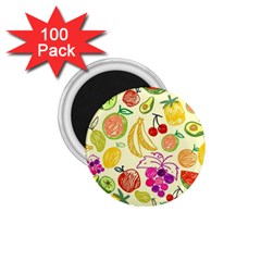 Cute Fruits Pattern 1 75  Magnets (100 Pack) 