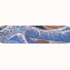 Harvard Mayfair Hokusai Chalk Wave Fuji Large Bar Mats by Celenk