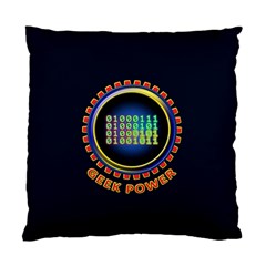 Geek Power Standard Cushion Case (one Side) by linceazul