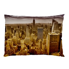 New York Empire State Building Pillow Case (two Sides) by Celenk