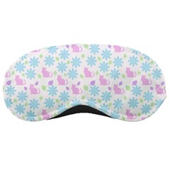 Cats And Flowers Sleeping Masks by snowwhitegirl