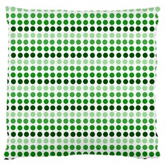 Greenish Dots Standard Flano Cushion Case (two Sides)