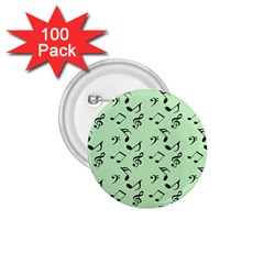 Mint Green Music 1 75  Buttons (100 Pack)  by snowwhitegirl