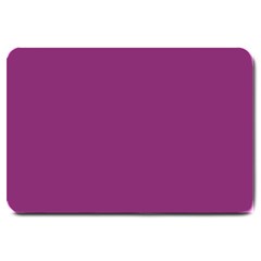 Grape Purple Large Doormat  by snowwhitegirl