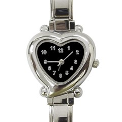 Quoth The Raven Heart Italian Charm Watch by snowwhitegirl