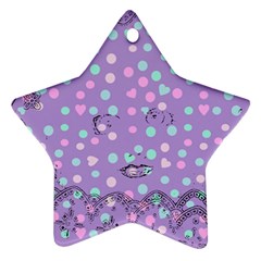 Little Face Star Ornament (two Sides) by snowwhitegirl