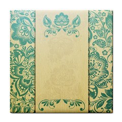 Art Nouveau Green Tile Coasters by NouveauDesign