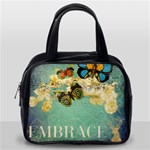 embrace shabby chic collage Classic Handbags (2 Sides) Back